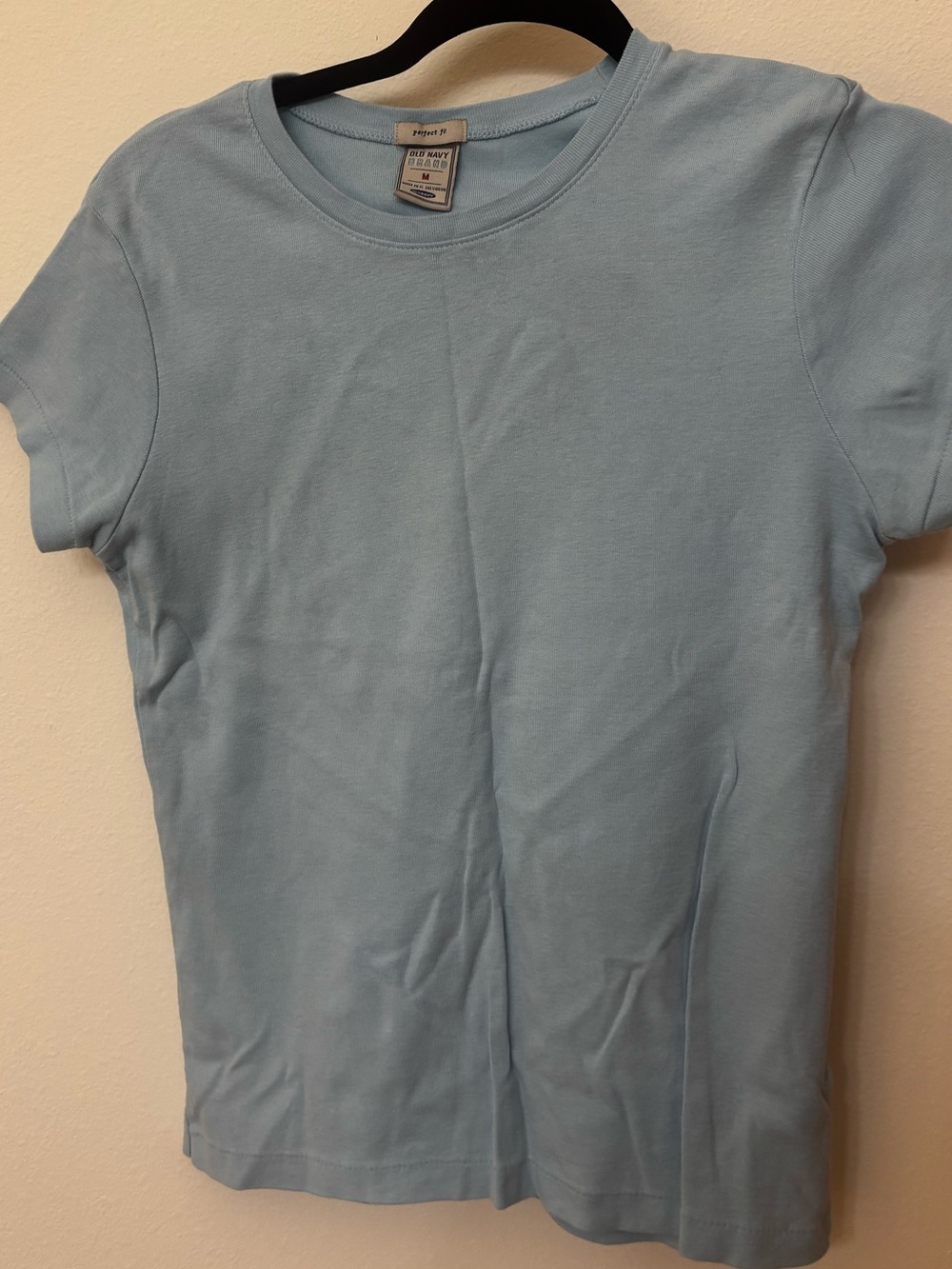 Vintage Old Navy Pale Blue Short Sleeve Crewneck Tee
